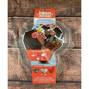 Kaboom Chocolaka Chocolate Piñata Mold (Heart) Plastic New